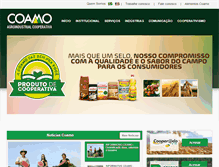 Tablet Screenshot of coamo.com.br